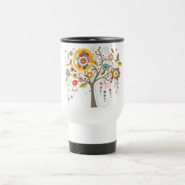 Taza De Viaje Árbol en flor