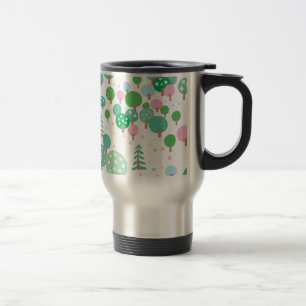 Taza De Viaje Árboles caprichosos de primavera