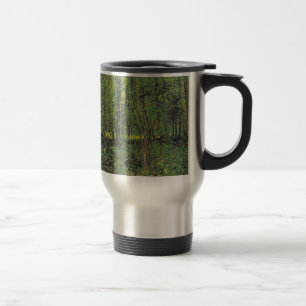 Taza De Viaje Árboles y subcrecimiento por Van Gogh