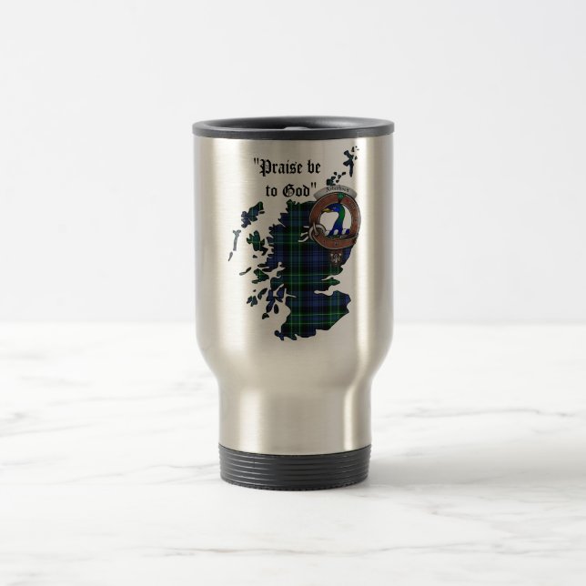 Taza De Viaje Arbuthnott Clan Badge Travel Mug (Centro)