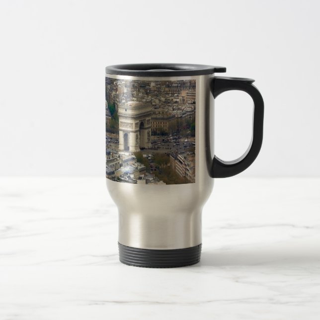 Taza De Viaje Arc de Triomphe París Francia (Derecha)