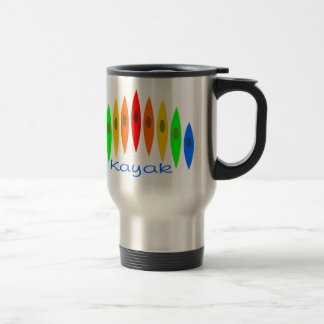Taza De Viaje Arco iris de kajaks