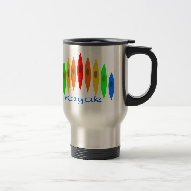 Taza De Viaje Arco iris de kajaks (Derecha)