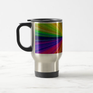 Taza De Viaje Arcoiris gradiente circular