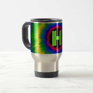 Taza De Viaje Arcoiris multicolor a tinta de cola