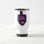 Taza De Viaje Arcoiris oscuro Hanukkah dreidel<br><div class="desc">Celebra la Fiesta de las Luces con este original y colorido sueño. Win,  Shari Pedowitz,  2024,  arte digital,  artistshari.com. Shari Pedowitz Artistic Empire LLC. Todos Los Derechos Reservados.</div>