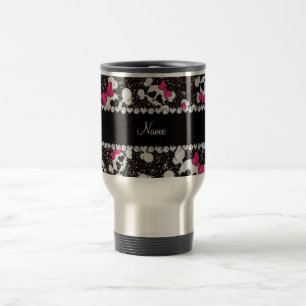 Taza De Viaje Arcos conocidos personalizados del rosa de los