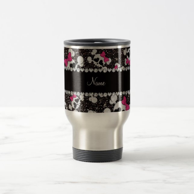 Taza De Viaje Arcos conocidos personalizados del rosa de los (Centro)