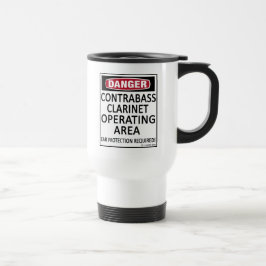Taza De Viaje Área Operativa Contrabass Clarinet Travel Mug