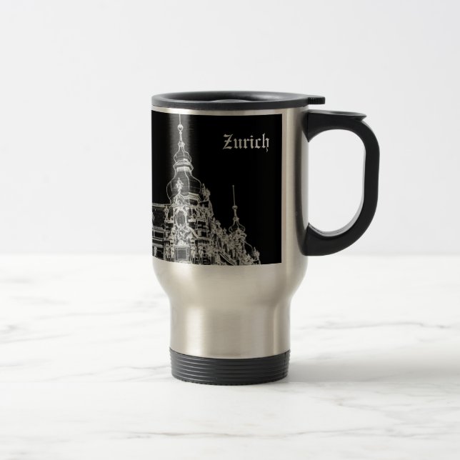 Taza De Viaje Arquitectura de Zurich (Derecha)