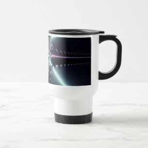 Taza De Viaje Arte abstracto estrella azul