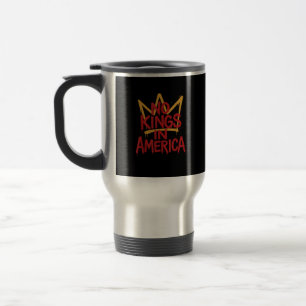 Taza De Viaje Arte Callejero Político Creativo Sin Reyes En Amér
