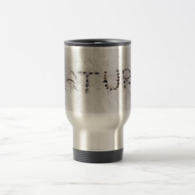 Taza De Viaje Arte de arena para gráficos naturales (Centro)