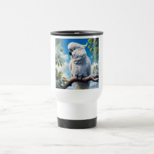 Taza De Viaje Arte de Cockatoo