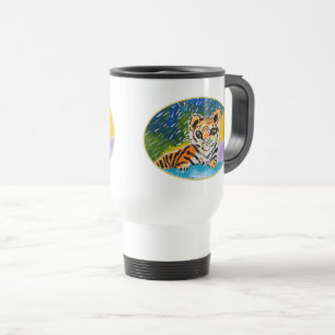 Taza De Viaje "Arte de los niños" de Baby Tiger