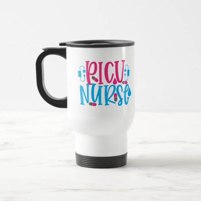 Taza De Viaje Arte de palabras de PICU Nures (Izquierda)
