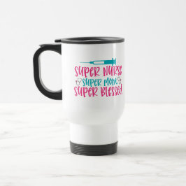 Taza De Viaje Arte de palabras súper enfermera
