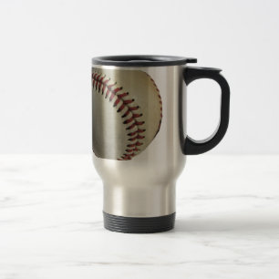 Taza De Viaje Arte del entrenador de campo de béisbol de pelota 