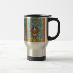 TAZA DE VIAJE ARTE FOLK TURKEY, GRACIAS POR VIAJAR A TRAVÉS DE C