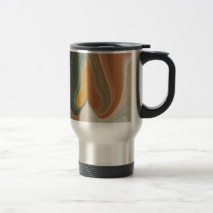 Taza De Viaje Arte impreso abstracto retro