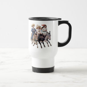 Taza De Viaje Arte infantil de caballo pony antiguo