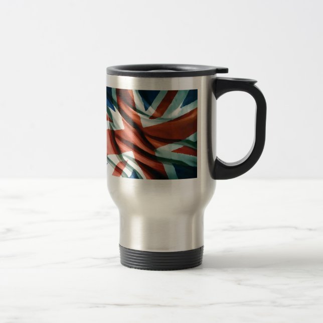 Taza De Viaje Arte pop de bandera británica (Derecha)