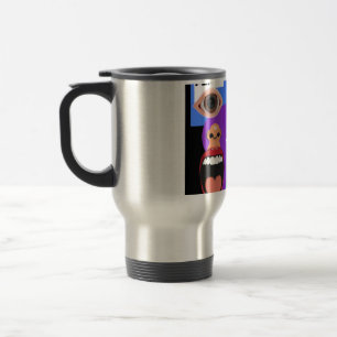 Taza De Viaje Arte pop retro