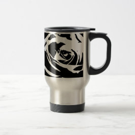 Taza De Viaje Arte Rosa posterizado