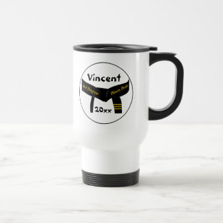 Taza De Viaje Artes marciales personalizadas Cinturón negro de t