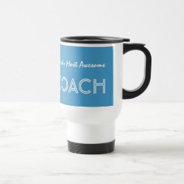 Taza De Viaje Artículo de regalo del Personalizado AZUL del entr