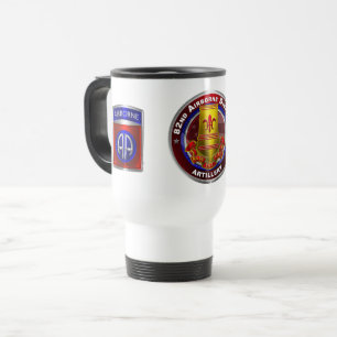 Taza De Viaje Artillería de la 82ª División Aerotransportada