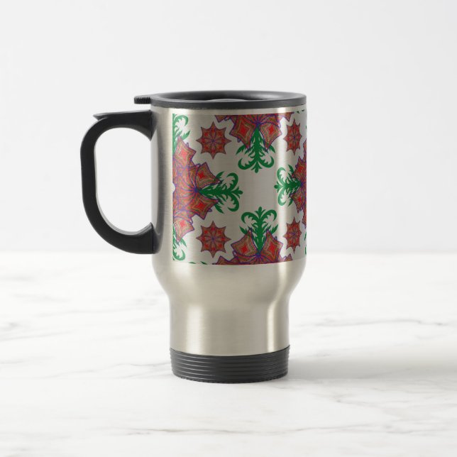 Taza De Viaje Artistic Pattern Coffee Mug – Stylish Kitchenware  (Izquierda)