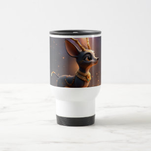 Taza De Viaje Aru-Neb – Pequeño Guardián de la Luna.