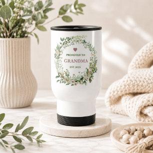 Taza De Viaje Ascendida a Abuela Est. 2025