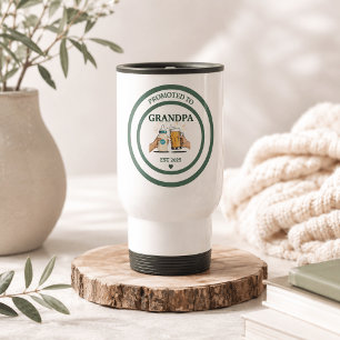 Taza De Viaje Ascendido a abuelo Est. 2025