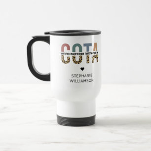 Taza De Viaje Asistente de Terapia Ocupacional Certificado por l