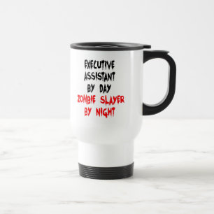 Taza De Viaje Asistente ejecutivo de Zombie Slayer