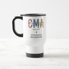 Taza De Viaje Asistente Médico Certificado por personalizado CMA