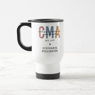 Taza De Viaje Asistente Médico Certificado por personalizado CMA