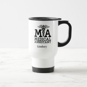 Taza De Viaje Asistente médico personalizado
