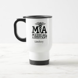 Taza De Viaje Asistente médico personalizado