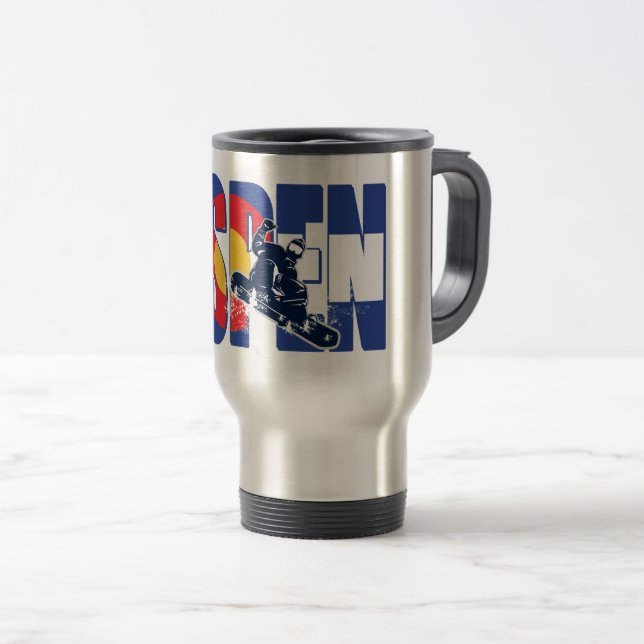 Taza De Viaje Aspen Colorado (Anverso derecho)