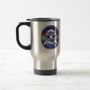 Taza De Viaje Astronauta de mono espacial
