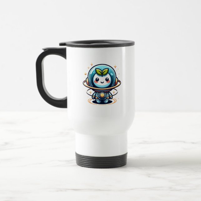 Taza De Viaje Astronauta ecológica (Izquierda)