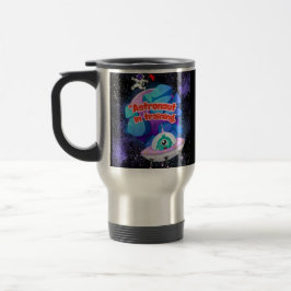 TAZA DE VIAJE ASTRONAUTA EN ENTRENAMIENTO