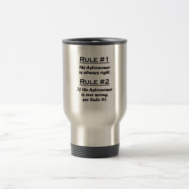 Taza De Viaje Astrónomo de la regla (Centro)