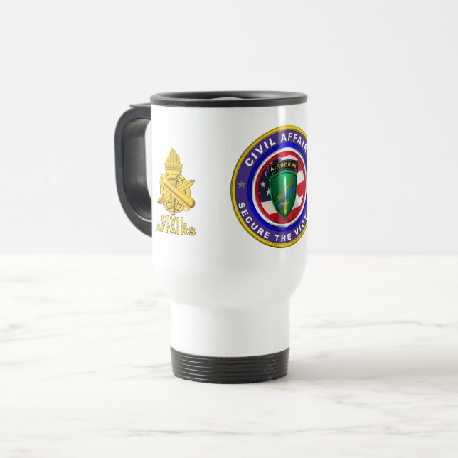 Taza De Viaje  Asuntos Civiles  (Anverso izquierdo)