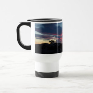 Taza De Viaje Atardecer en el lago Michigan (Dunas) 