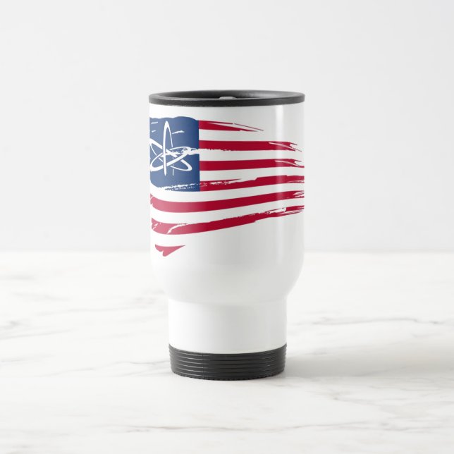 Taza De Viaje Ateo americano (Centro)