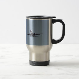 Taza De Viaje Aterrizando en el sol